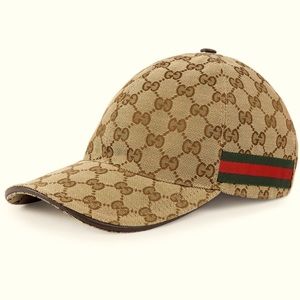 GUCCI GG canvas baseball hat unisex